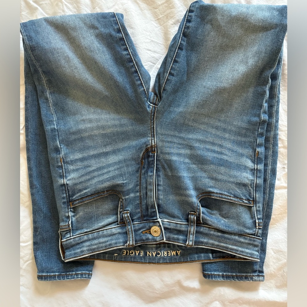 American Eagle Outfitters Dark Blue Skinny Jeans - Picture 4 of 7